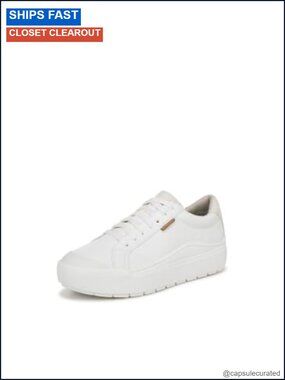 Women's Faux Leather Lace Up Platform Walking Sneakers
